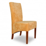 Krzesło tapicerowane w tkaninie velvet