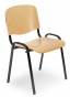 Krzesła biurowe z siedziskiem i oparciem wykonanym ze sklejki bukowej