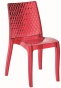 K-GS-NOTIC Krzesło(transparentny rubinowy)