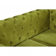 Sofa tapicerowana DEBBY 3 z pikowaniem Chesterfield - RP