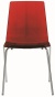 K-GS-LOLLI Krzesło (rubinowy transparentny)
