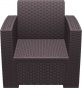 Fotel ratanowy do użytku zewnętrznego 