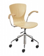 Fotele z drewna do biur