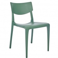 Zielone krzesło do restauracji
