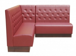 Sofa restauracyjna narożna jako wyposażenie wnętrz klubowych