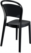 K-SES-EBO Krzesło czarny połysk