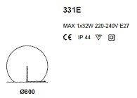 LP-P-HAPPY APPLE 331E lampa