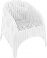 F-SES-RUMBA Fotel biały
