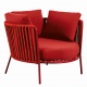 Fotel maxi - czerwony