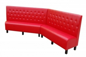 Modułowe loże w kolorze czerwonym pod wymiar