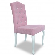 Krzesło w stylu ludwikowskim w tkaninie plamoodpornej