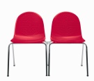 Krzesło metalowe z możliwością łączenia AMIGO CLICK 4L - NS 3