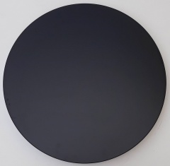 BLATY Z LAMINATU HPL fi 60 cm / gr. 38 mm - czarny - WYPRZEDAŻ
