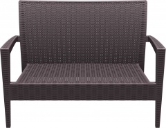 SO-SES-MIA Sofa brązowa