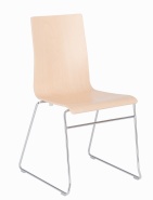 Krzesło metalowe ze sklejką do sali konferencyjnej