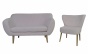 Sofa dwuosobowa tapicerowana LELEK 2 - ADS
