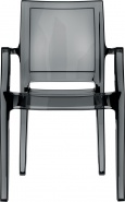 F-SES-ARTI Fotel czarny transparent