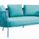Sofa 2-os. - niebieski
