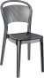 K-SES-EBE Krzesło czarny transparentny