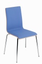 Krzesło tapicerowane CAFE VII B PLUS na metalowych nogach - NS 4