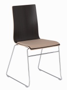 Krzesło restauracyjne metalowe na płozach 