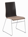 Krzesło metalowe na płozach Nowy Styl CAFE VII CFS ROD SP/P - NS 5