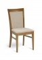 K-MJ-A-0990 drewniane krzesło w wersji tapicerowanej