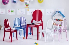 Krzesła z tworzywa dla dzieci do placówek edukacyjnych 
