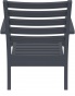 F-SES-MISTRAL XL Fotel ciemnoszary
