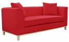 Sofa dwuosobowa ARGO 2 z drewniana podstawą - ADS 1