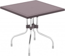 ST-SES-FOZA RATTAN Stół składany brązowy
