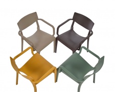 Fotel z tworzywa do ogródka gastronomicznego WOT - PE