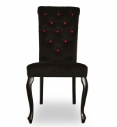 Krzesło restauracyjne z pikowaniem Chesterfield ANETTE - ADS