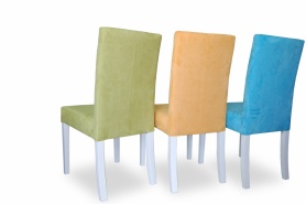 Krzesła tapicerowane do gastronomii w różnych kolorach