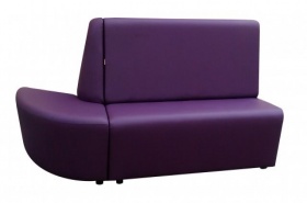 Fioletowa loża do przestrzeni publicznej