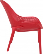F-SES-KIS WYSOKI Fotel czerwony