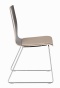 Krzesło metalowe na płozach Nowy Styl CAFE VII CFS ROD SP/P - NS