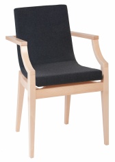 F-MJ-B-2030 MALACHIT fotel drewniany w wersji tapicerowanej