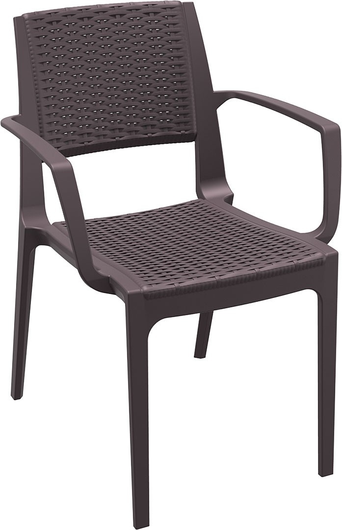 F-SES-RICA Fotel brązowy