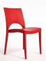 Czerwone krzesła do gastronomii