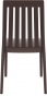 K-SES-OHO Krzesło brązowe