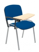Krzesło biurowe z pulpitem ze sklejki