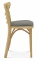 Eleganckie krzesło drewniane do klasycznych wnętrz