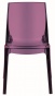 K-GS-FEME Krzesło (fiolet transparentny)