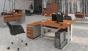 Biurko gabinetowe z metalowymi nogami REVIL 0610B S - DN