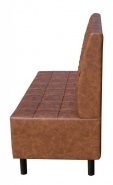 Sofa restauracyjna na wymiar LORD z drewnianymi nogami