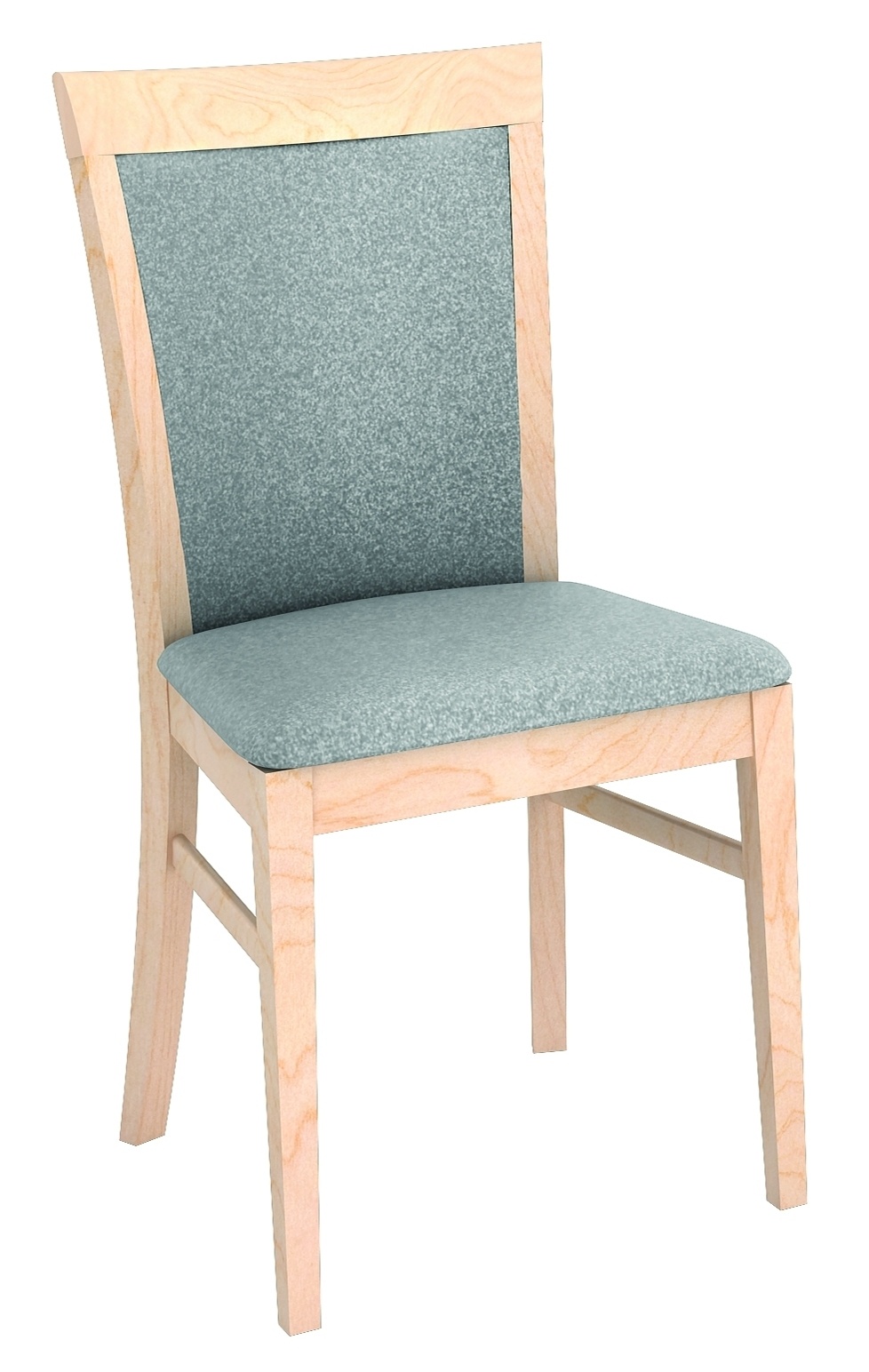K-MJ-A-0990 drewniane krzesło w wersji tapicerowanej