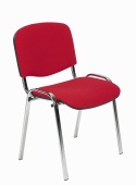 Krzesła biurowe o czerwonej tapicerce