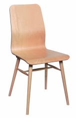 Krzesła drewniane w wersji nietapicerowanej do gastronomii