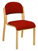 Krzesła tapicerowane do użyteczności publicznej z możliwością sztaplowania